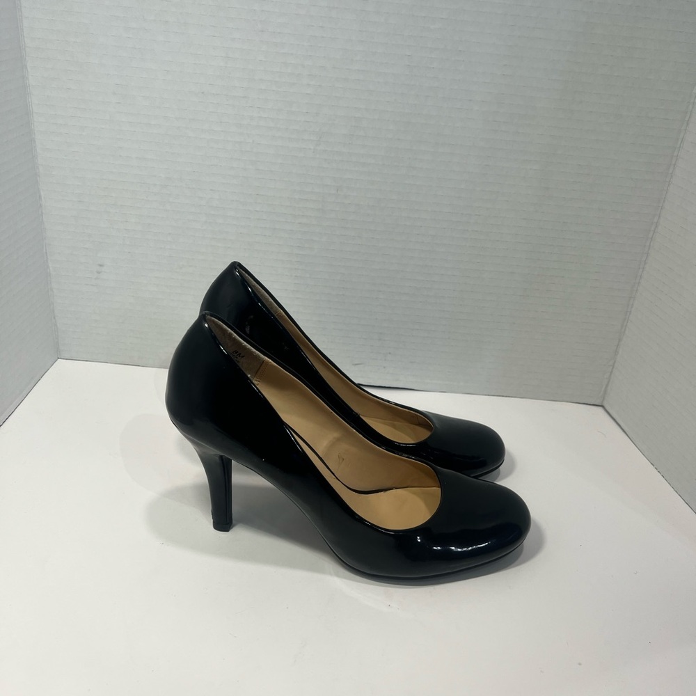 Elegant Black Patent Leather Heels